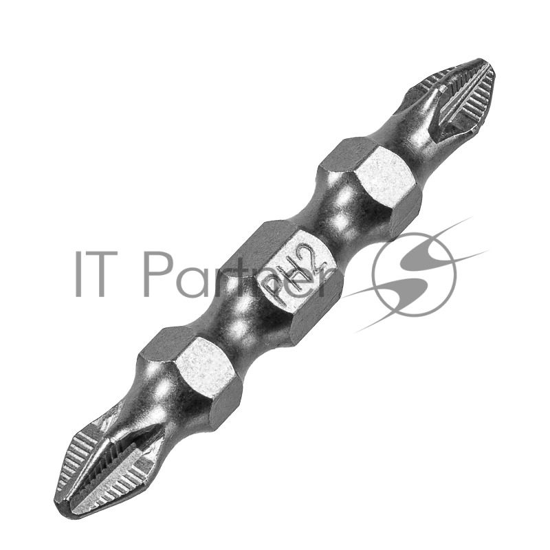 Набор бит двухстор., PH2-PZ2х45 мм, сталь S2, 10шт.// Denzel