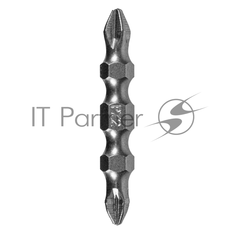 Набор бит двухстор., PH2-PZ2х45 мм, сталь S2, 10шт.// Denzel