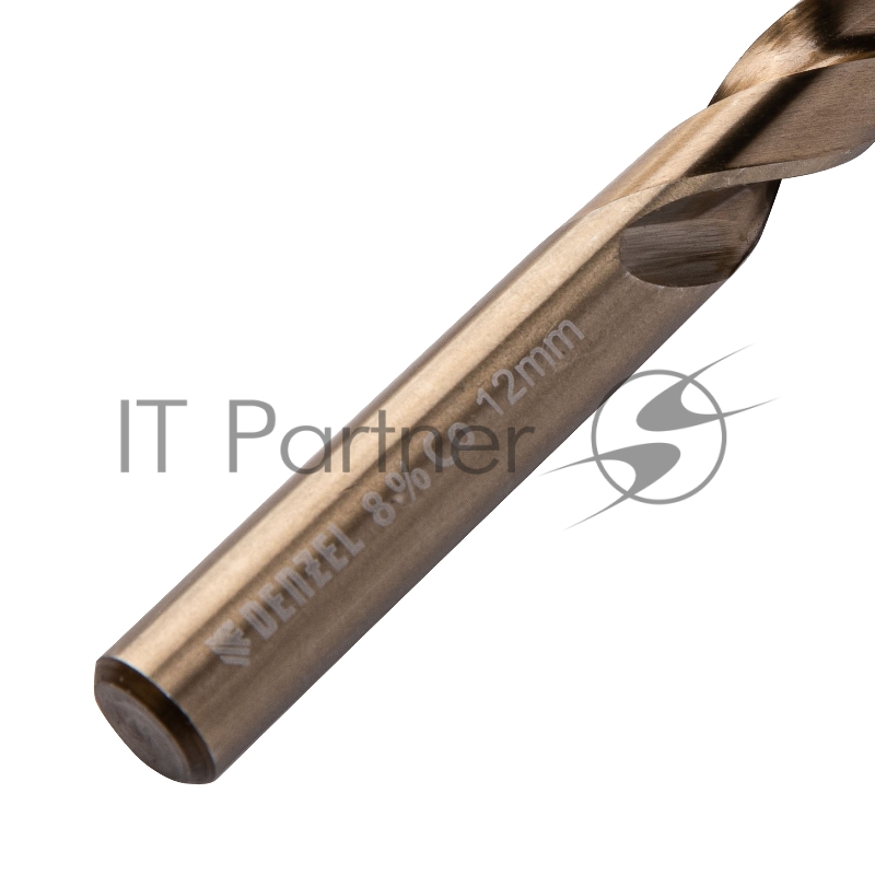 Сверло по металлу, 12 мм, HSS Co-8%// Denzel