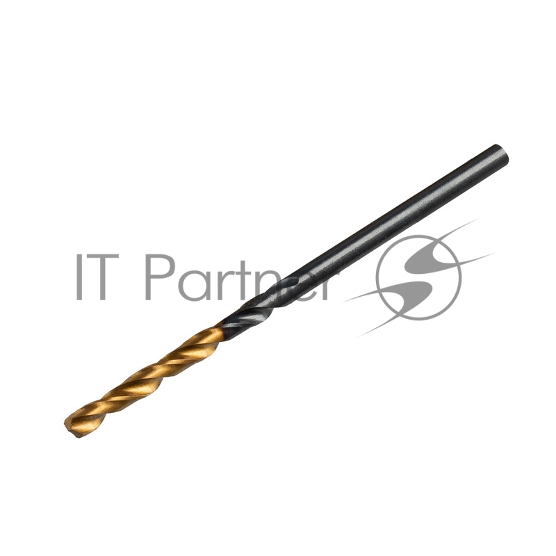 Сверло по металлу, 2 мм, HSS-Tin, Golden Tip, 10 шт.// Denzel