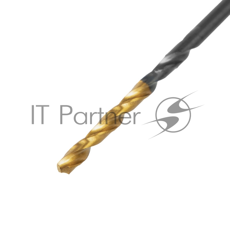 Сверло по металлу, 2 мм, HSS-Tin, Golden Tip, 10 шт.// Denzel