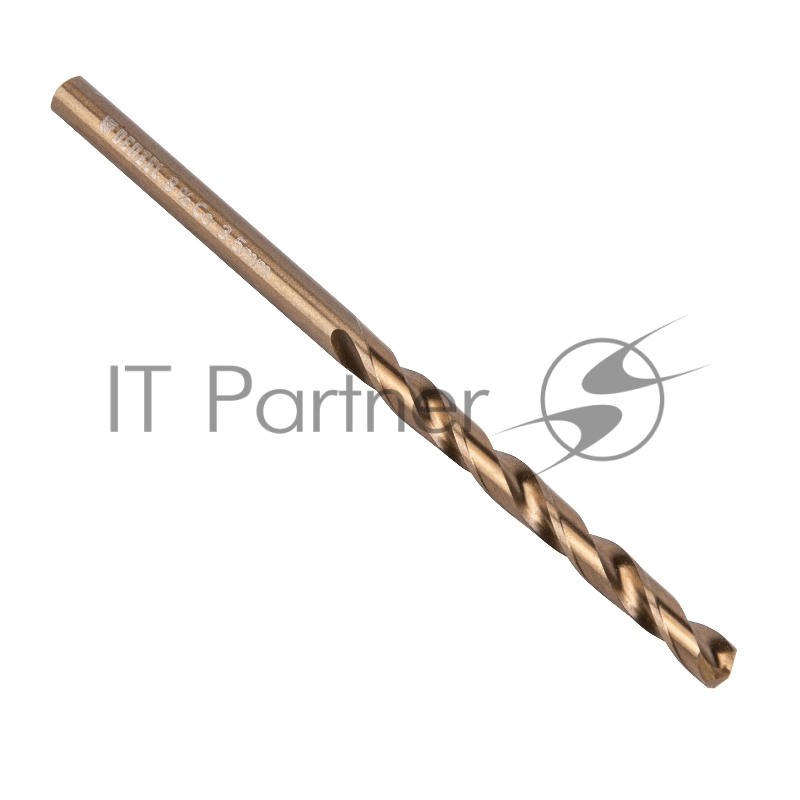 Сверло по металлу, 3,5 мм, HSS Co-8%// Denzel