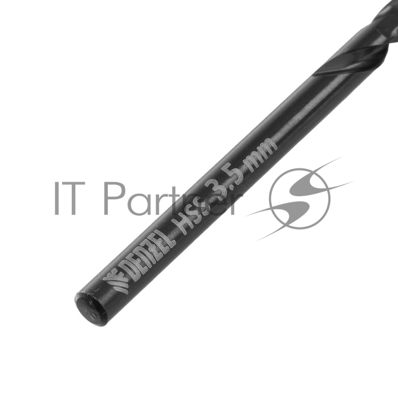 Сверло по металлу, 3,5 мм, HSS-Tin, Golden Tip, 10 шт.// Denzel