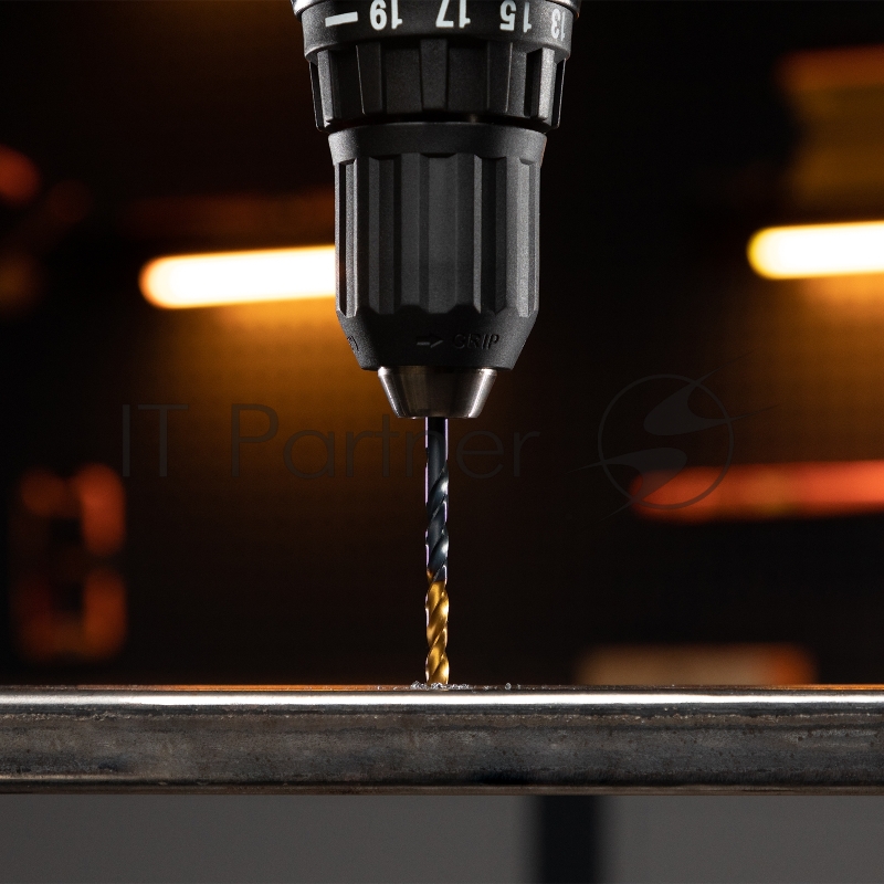 Сверло по металлу, 3,5 мм, HSS-Tin, Golden Tip, 10 шт.// Denzel