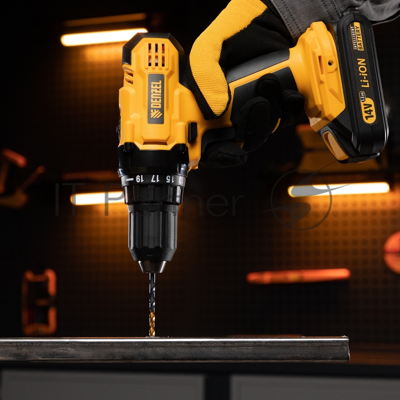 Сверло по металлу, 3,8 мм, HSS-Tin, Golden Tip, 10 шт.// Denzel