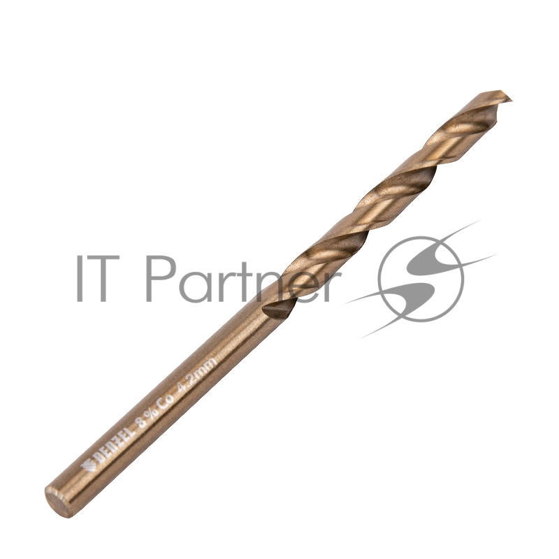 Сверло по металлу, 4,2 мм, HSS Co-8%// Denzel