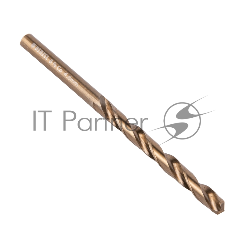 Сверло по металлу, 4,8 мм, HSS Co-8%// Denzel