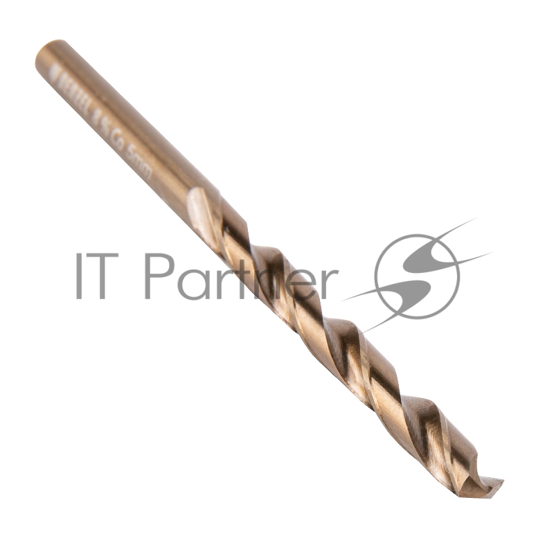 Сверло по металлу, 5 мм, HSS Co-8%// Denzel