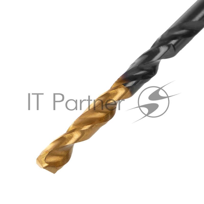 Сверло по металлу, 4 мм, HSS-Tin, Golden Tip, 10 шт.// Denzel