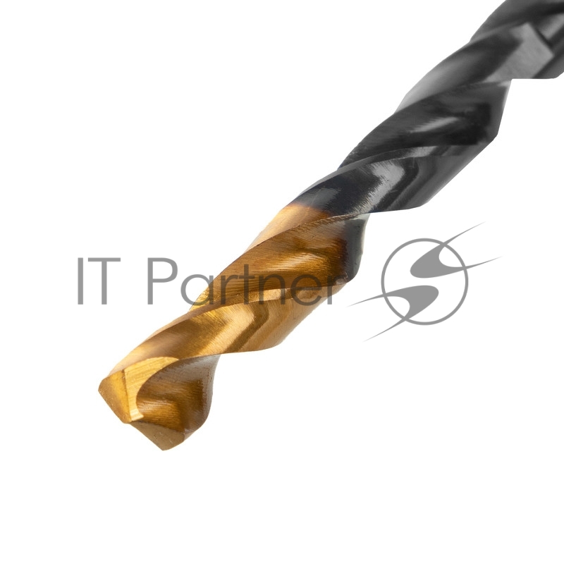 Сверло по металлу, 6 мм, HSS-Tin, Golden Tip, 10 шт.// Denzel