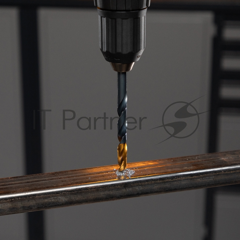 Сверло по металлу, 8,5 мм, HSS-Tin, Golden Tip, 8 шт.// Denzel