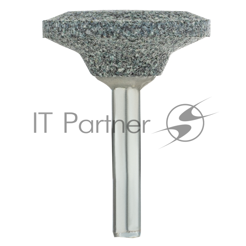 Шарошка абразивная, диск, 32 x 12 мм, для дрели, хвостовик d6 мм, 63С// Denzel