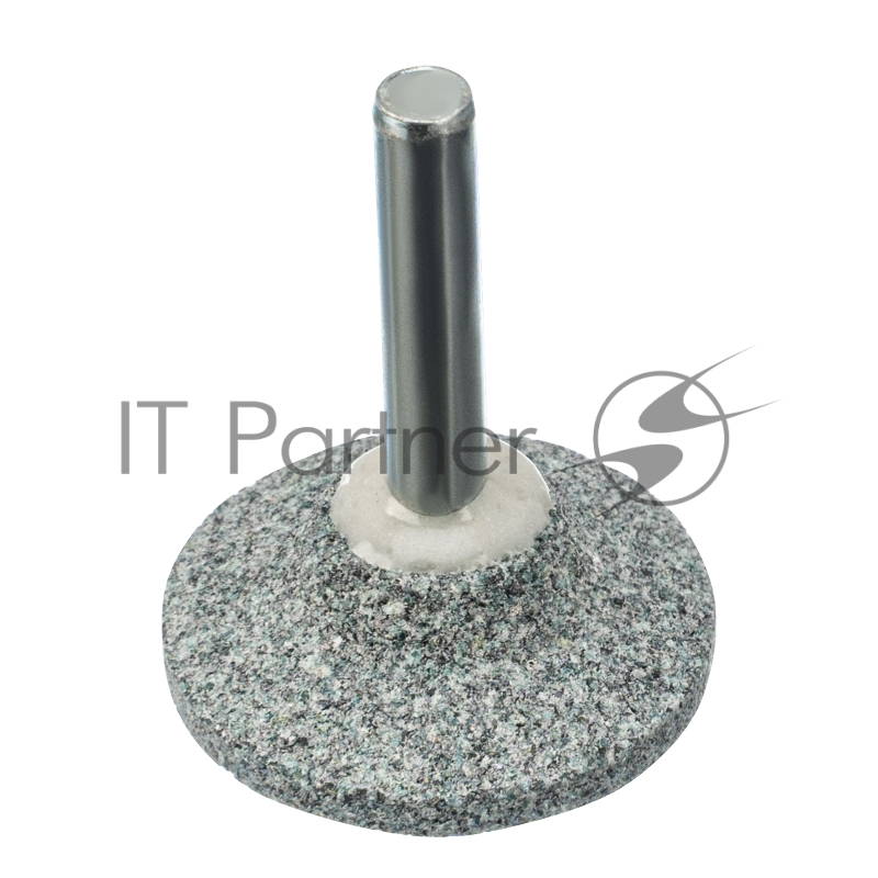 Шарошка абразивная, диск, 32 x 12 мм, для дрели, хвостовик d6 мм, 63С// Denzel