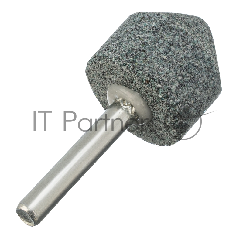 Шарошка абразивная, конус, для дрели, 25 x 25 мм, хвостовик d6 мм, 63С// Denzel