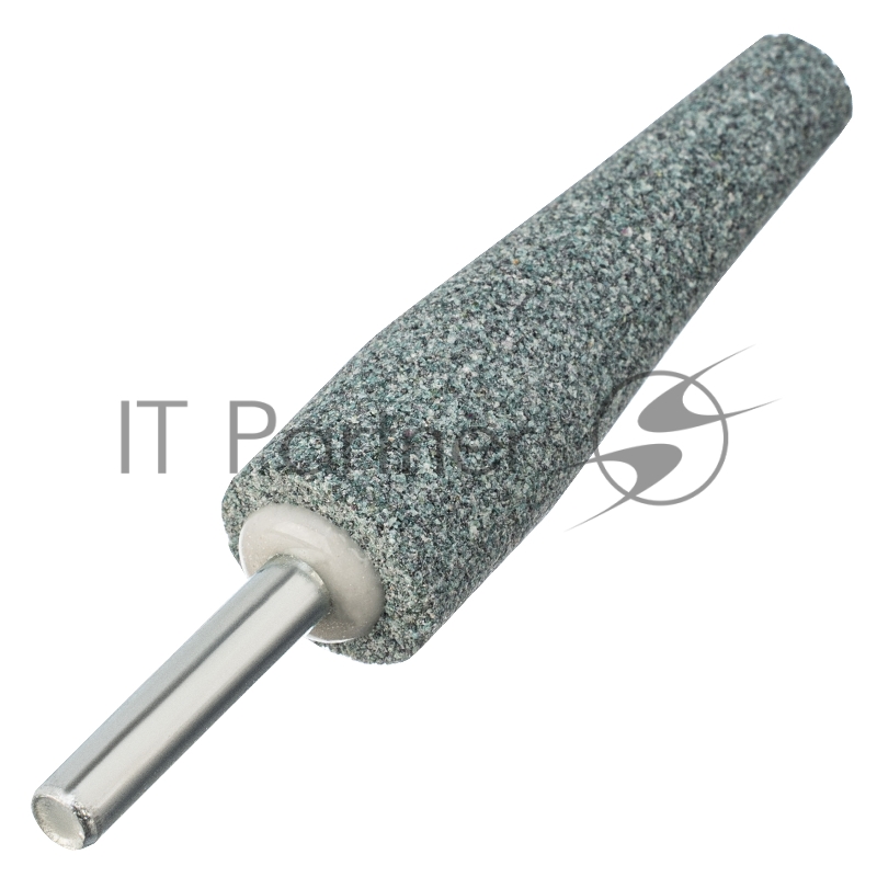 Шарошка абразивная, конус удлиненный, для дрели (ПШМ), 19 x 60 мм, хвостовик d6 мм, 63С// Denzel