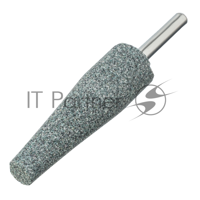 Шарошка абразивная, конус удлиненный, для дрели (ПШМ), 19 x 60 мм, хвостовик d6 мм, 63С// Denzel