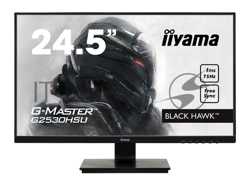 Монитор Iiyama 24.5 G-Master G2530HSU-B1 черный TN LED 1ms 16:9 HDMI M/M матовая 250cd 170гр/160гр