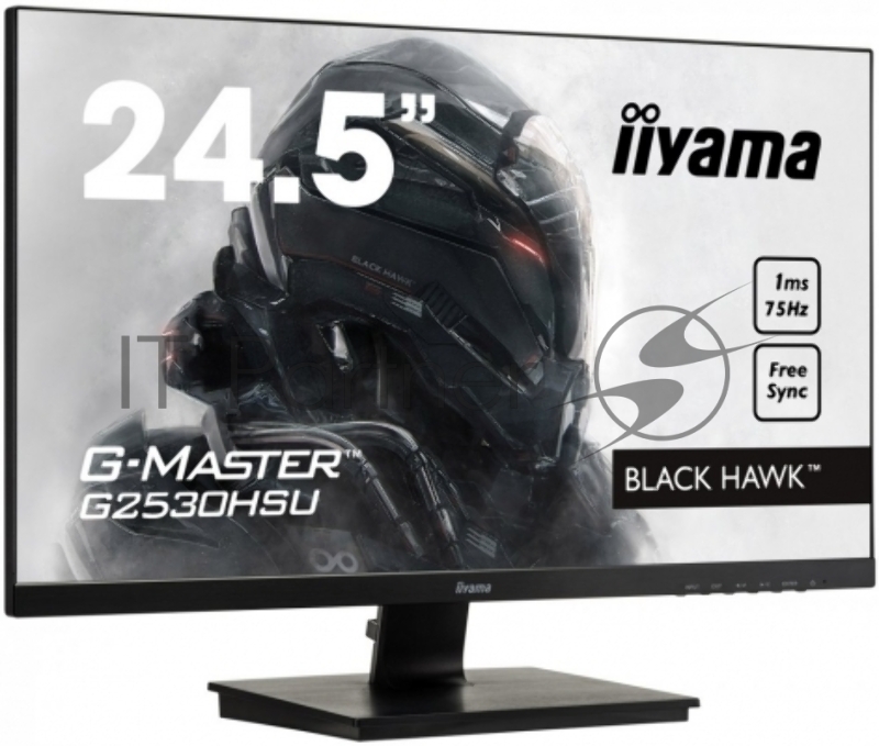 Монитор Iiyama 24.5 G-Master G2530HSU-B1 черный TN LED 1ms 16:9 HDMI M/M матовая 250cd 170гр/160гр