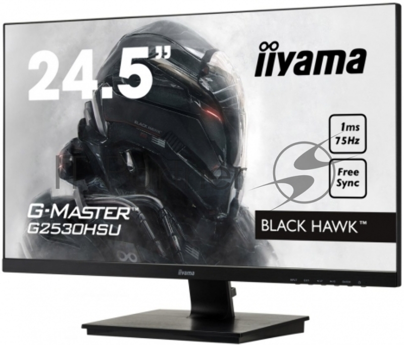 Монитор Iiyama 24.5 G-Master G2530HSU-B1 черный TN LED 1ms 16:9 HDMI M/M матовая 250cd 170гр/160гр