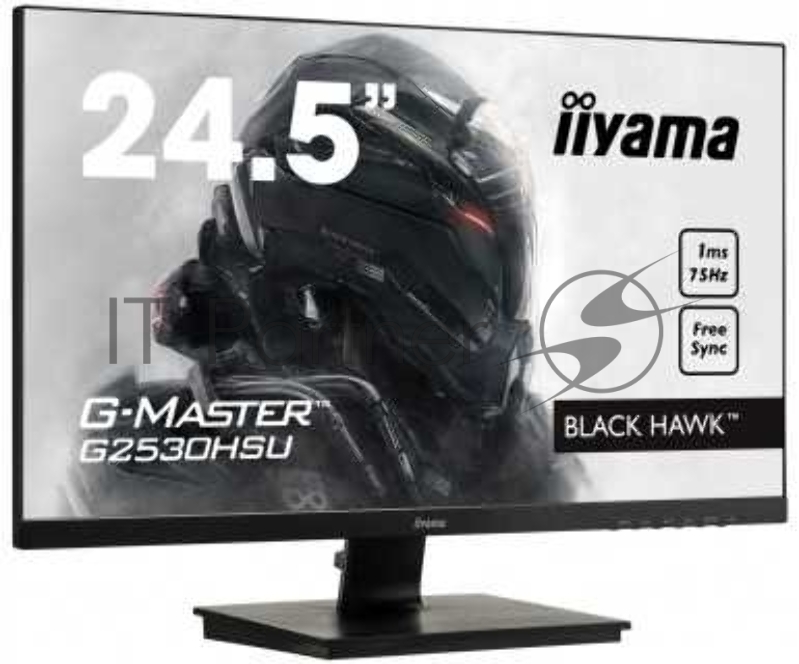 Монитор Iiyama 24.5 G-Master G2530HSU-B1 черный TN LED 1ms 16:9 HDMI M/M матовая 250cd 170гр/160гр