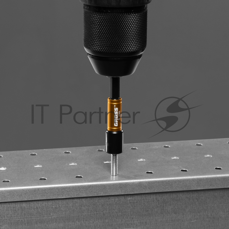 Бита с торцевой головкой, магнит, Nut-Driver, 8 мм, S2// Gross