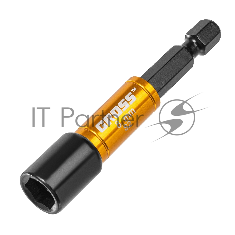 Бита с торцевой головкой, магнит, Nut-Driver, 8 мм, S2// Gross