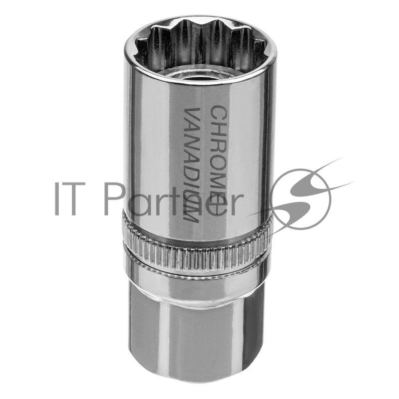 Головка торцевая свечная, магнитная,12-гранная, 21 мм, под квадрат 1/2// Gross