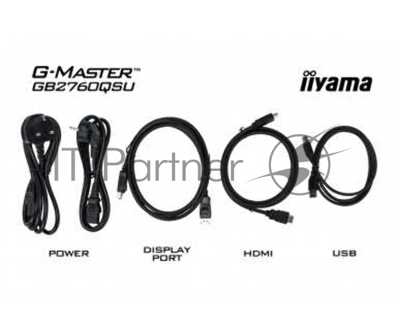 Монитор Iiyama 27 G-Master GB2760QSU-B1 черный TN+film LED 1ms 16:9 DVI HDMI M/M матовая HAS Pivot