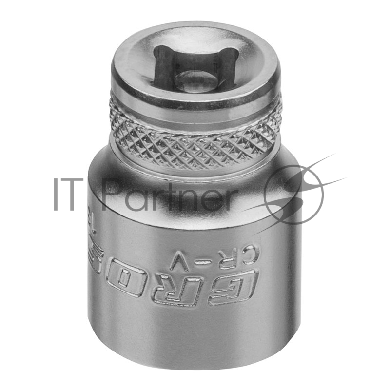 Набор торцевых головок, трещотка 120 зубьев, 12 предметов, 1/4, CrV// Gross