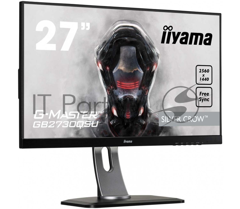 Монитор Iiyama 27 GB2730QSU-B1 черный TN+film LED 1ms 16:9 DVI HDMI M/M матовая HAS Pivot 1000:1 35