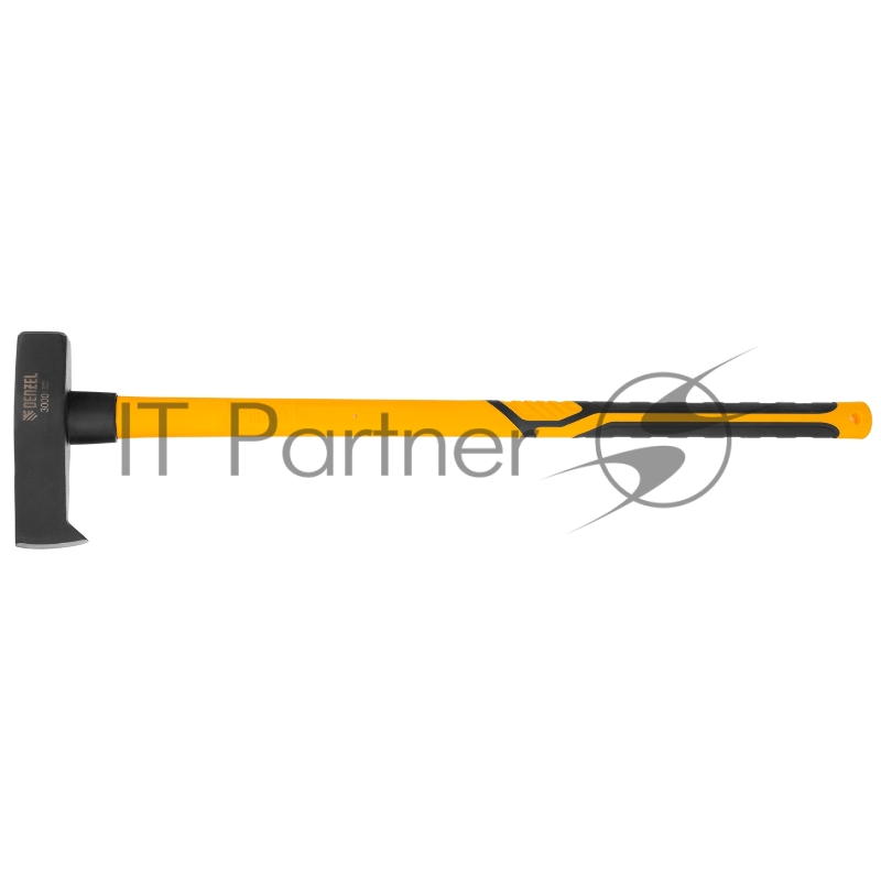 Колун-кувалда 3000 г, кованая, фибергласовая рукоятка c TPR покрытием, 880 мм // Denzel