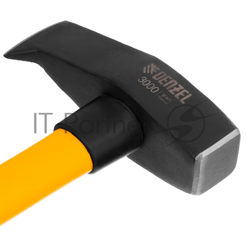 Колун-кувалда 3000 г, кованая, фибергласовая рукоятка c TPR покрытием, 880 мм // Denzel