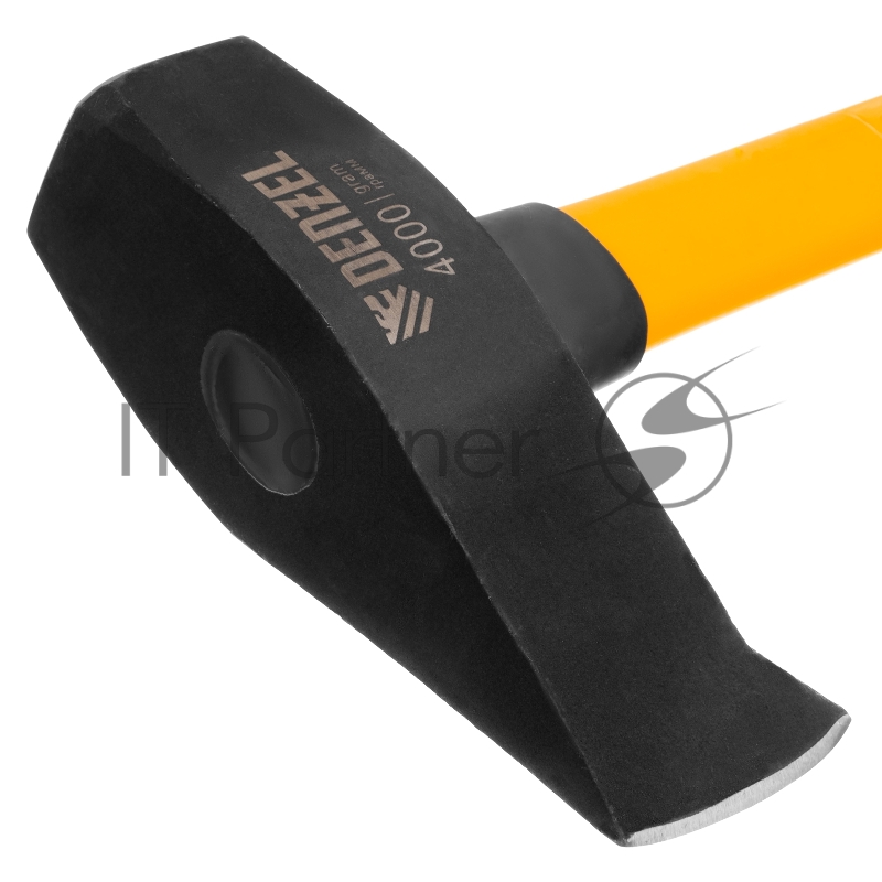 Колун-кувалда 4000 г, кованая, фибергласовая рукоятка c TPR покрытием, 880 мм // Denzel