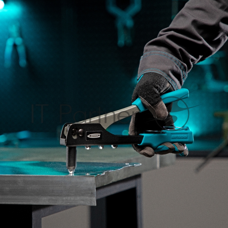 Заклёпочник 258 мм, заклёпки 2,4-4,8 мм// Gross