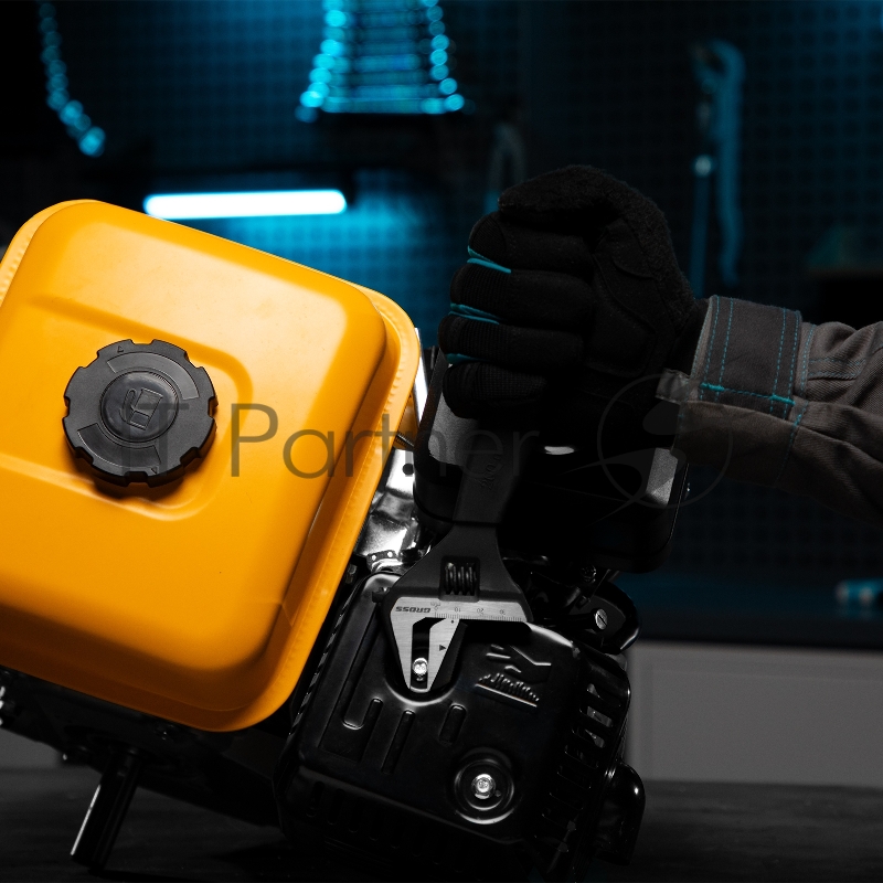 Ключ разводной, переставная губка, 200 мм, CRV //GROSS