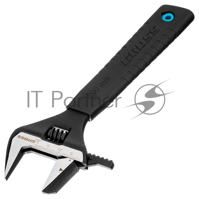 Ключ разводной, переставная губка, 200 мм, CRV //GROSS