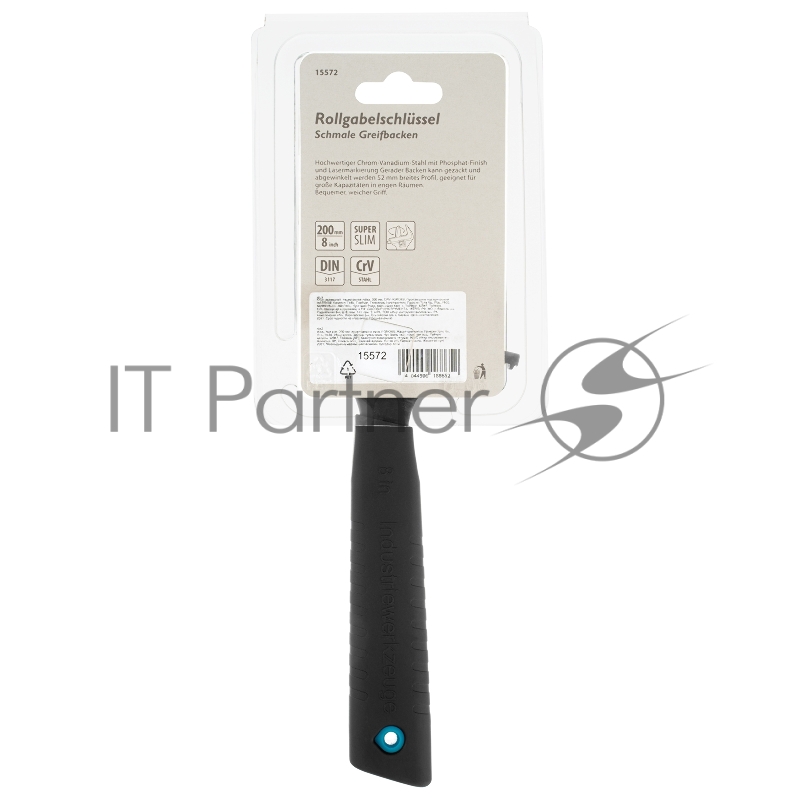 Ключ разводной, переставная губка, 200 мм, CRV //GROSS