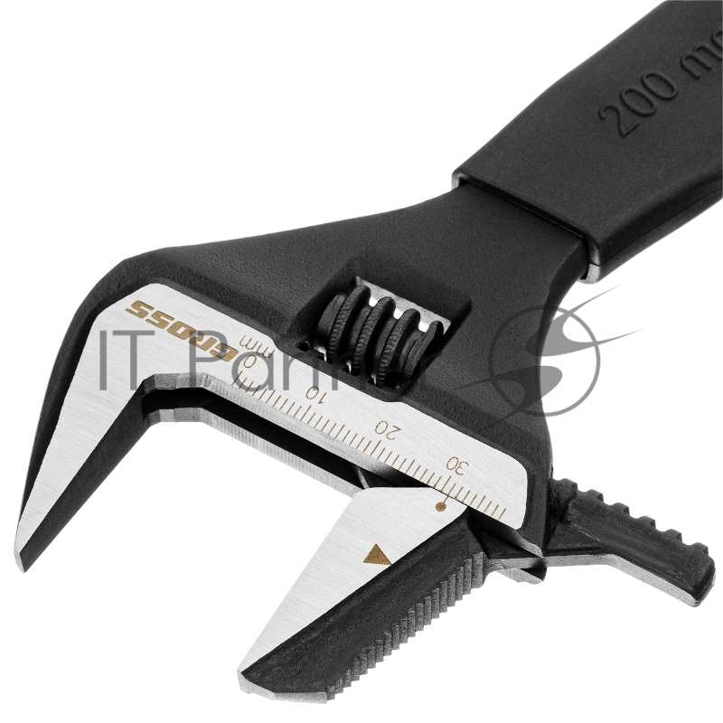 Ключ разводной, переставная губка, 200 мм, CRV //GROSS