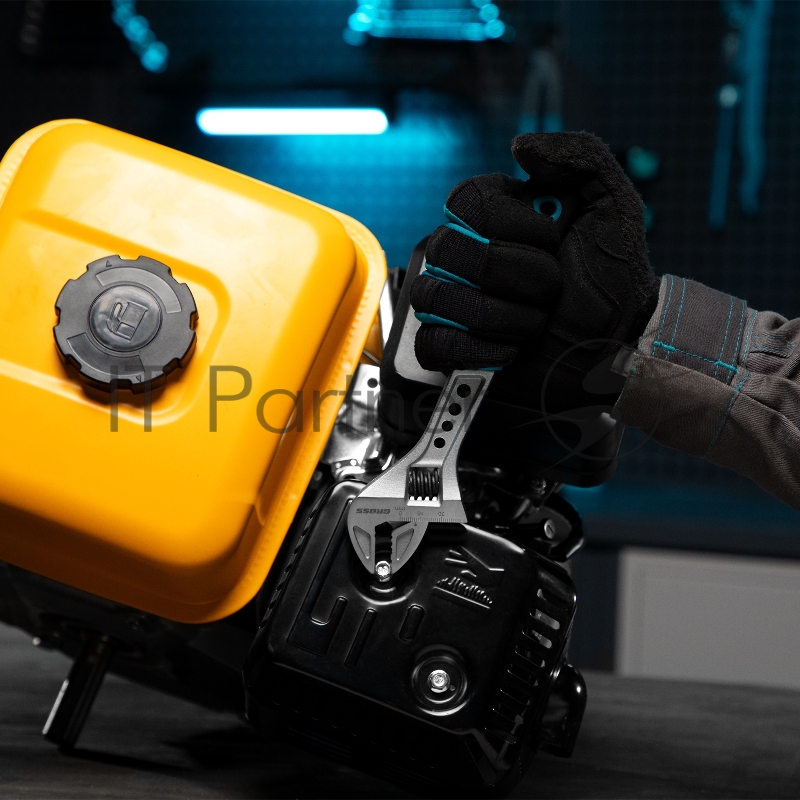 Ключ разводной, 200 мм,CrV, двухкомпонентная ручка// Gross