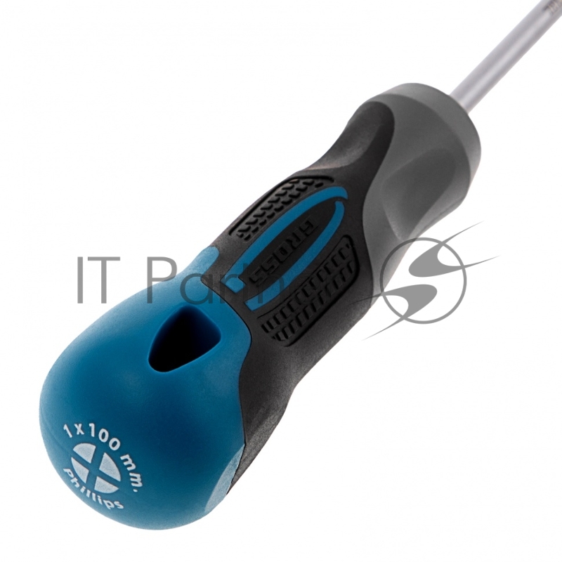 Отвертка PH1 x 100 мм, S2, трехкомпонентная ручка// Gross