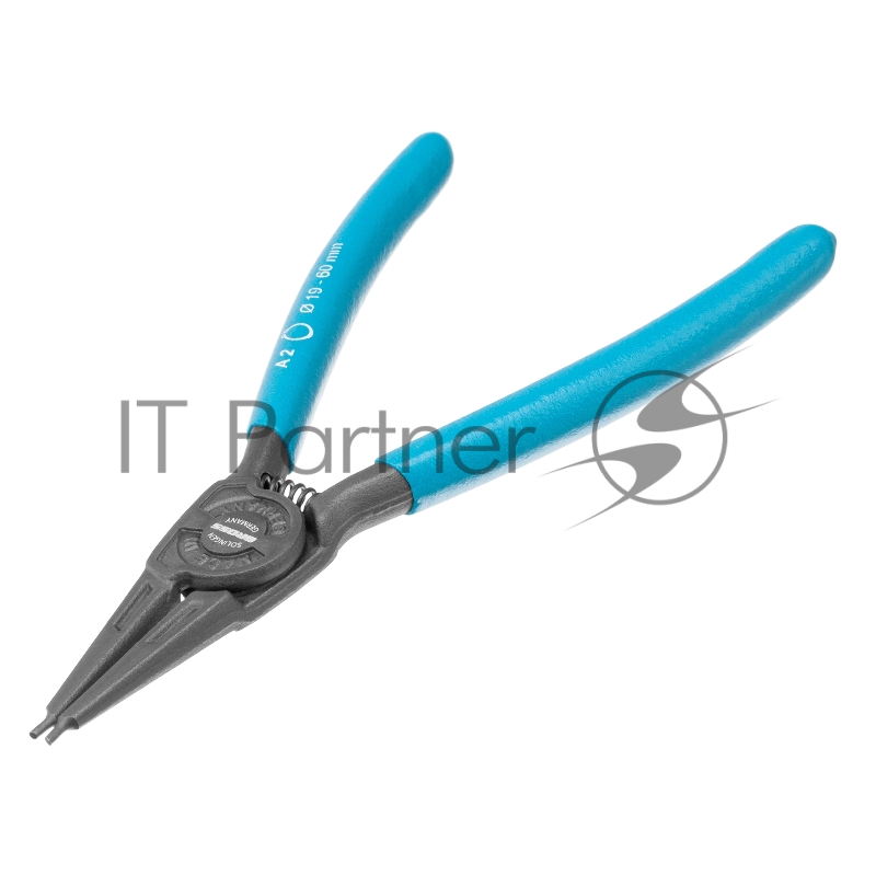 Съемник, 175 мм, для внешних стопорных колец (19-60 мм), прямые губки (разжим)// Gross