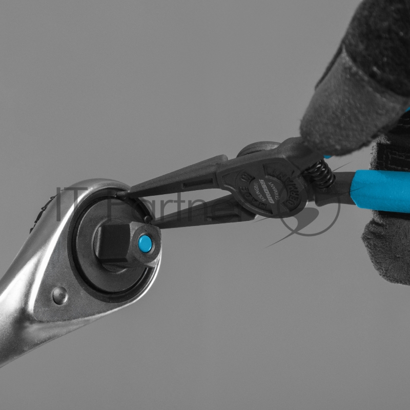 Съемник, 175 мм, для внешних стопорных колец (19-60 мм), прямые губки (разжим)// Gross