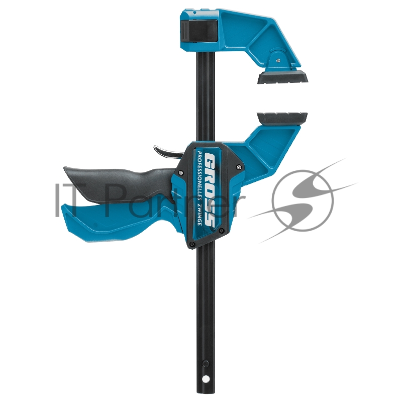 Струбцина реечная,быстрозажимная,пистоле типа,пошаг.механизм,пластиковый корпус,150мм// Gross