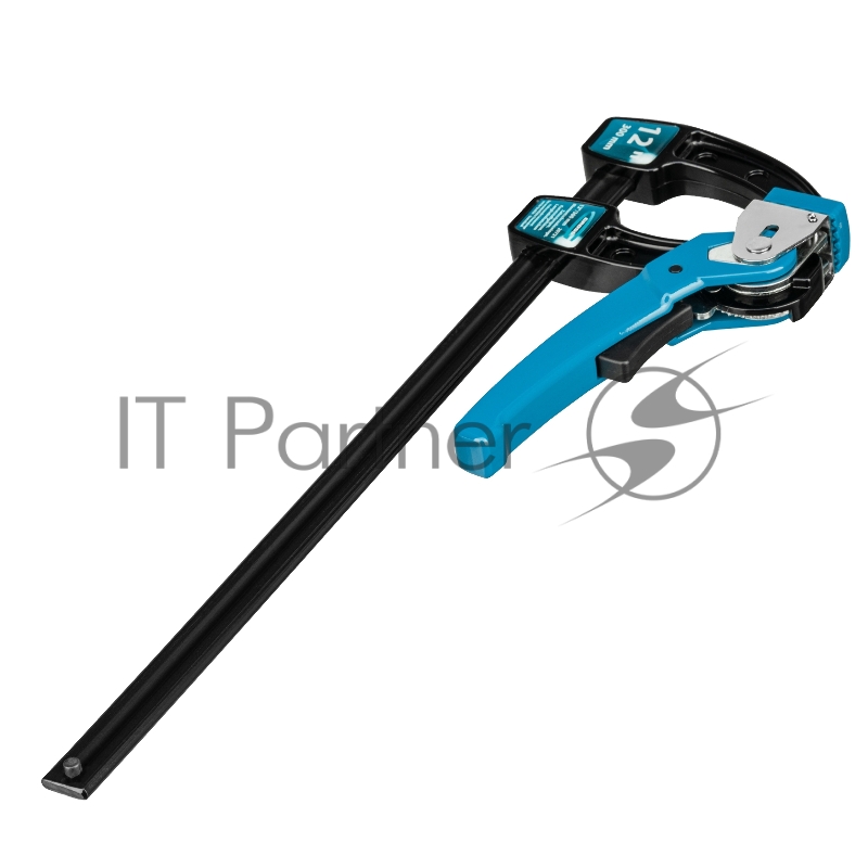 Струбцина реечная быстрозажимная,металлический корпус,рычажный храповый механизм,12/ 300 мм// Gross