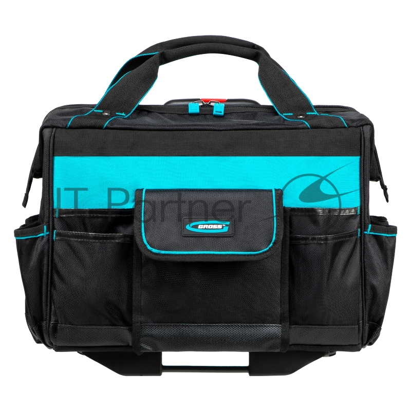 Сумка для инструмента, 460х240х340мм, выдвижная рукоятка, колеса// Gross