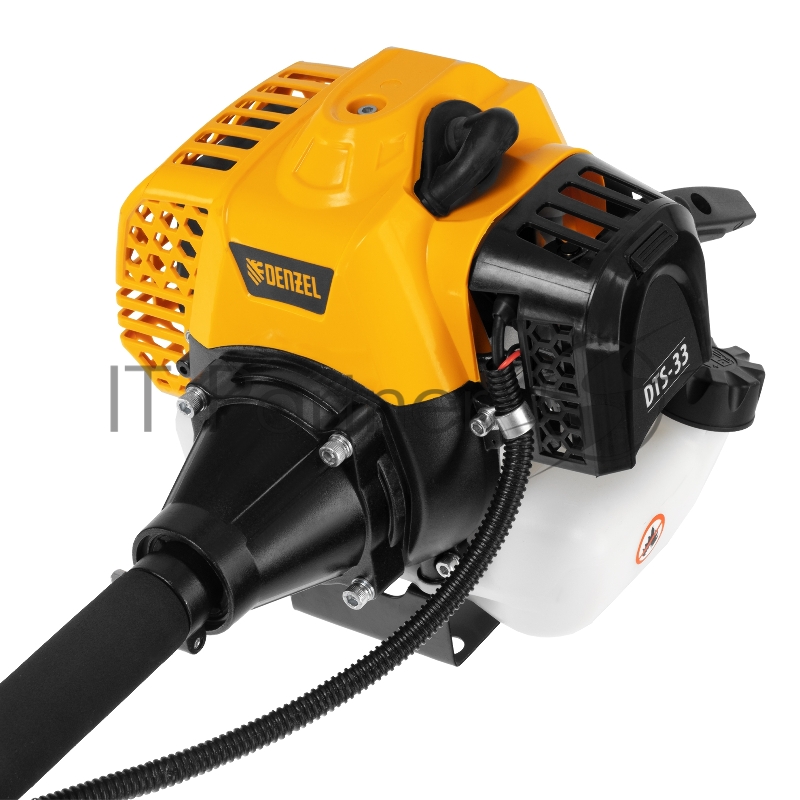 Триммер бензиновый DTS-33, 33 см3, неразъемная штанга, состоит из 2 частей// Denzel