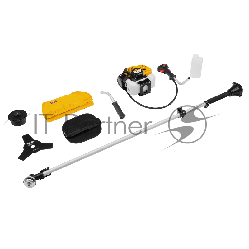 Триммер бензиновый DTS-33, 33 см3, неразъемная штанга, состоит из 2 частей// Denzel