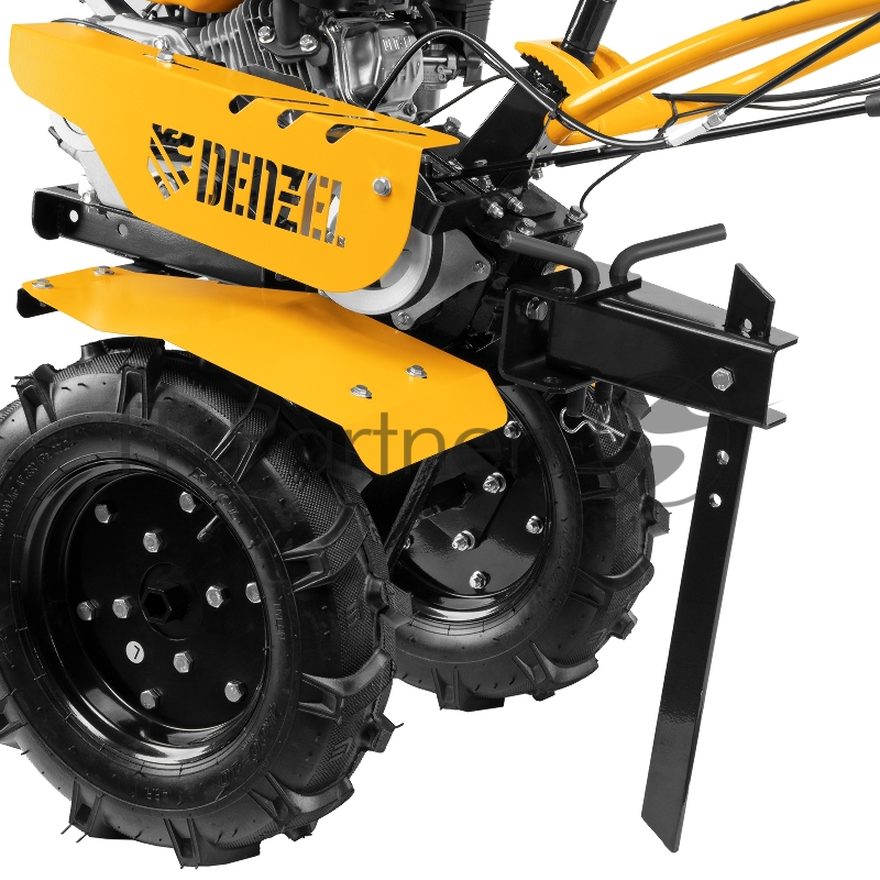 Мотоблок DPT-270S, 7 л.с., ремен.сцеп, фрез 3х4, ШОМ, передачи 2В/1Н// Denzel