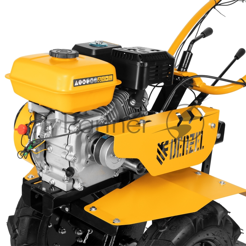 Мотоблок DPT-270S, 7 л.с., ремен.сцеп, фрез 3х4, ШОМ, передачи 2В/1Н// Denzel