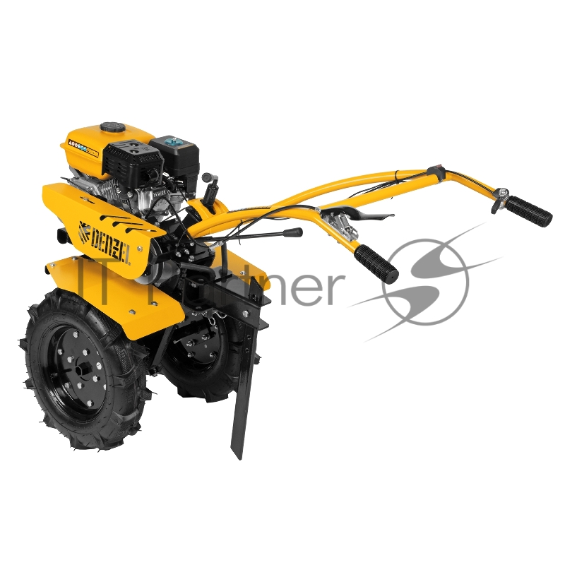 Мотоблок DPT-270S, 7 л.с., ремен.сцеп, фрез 3х4, ШОМ, передачи 2В/1Н// Denzel